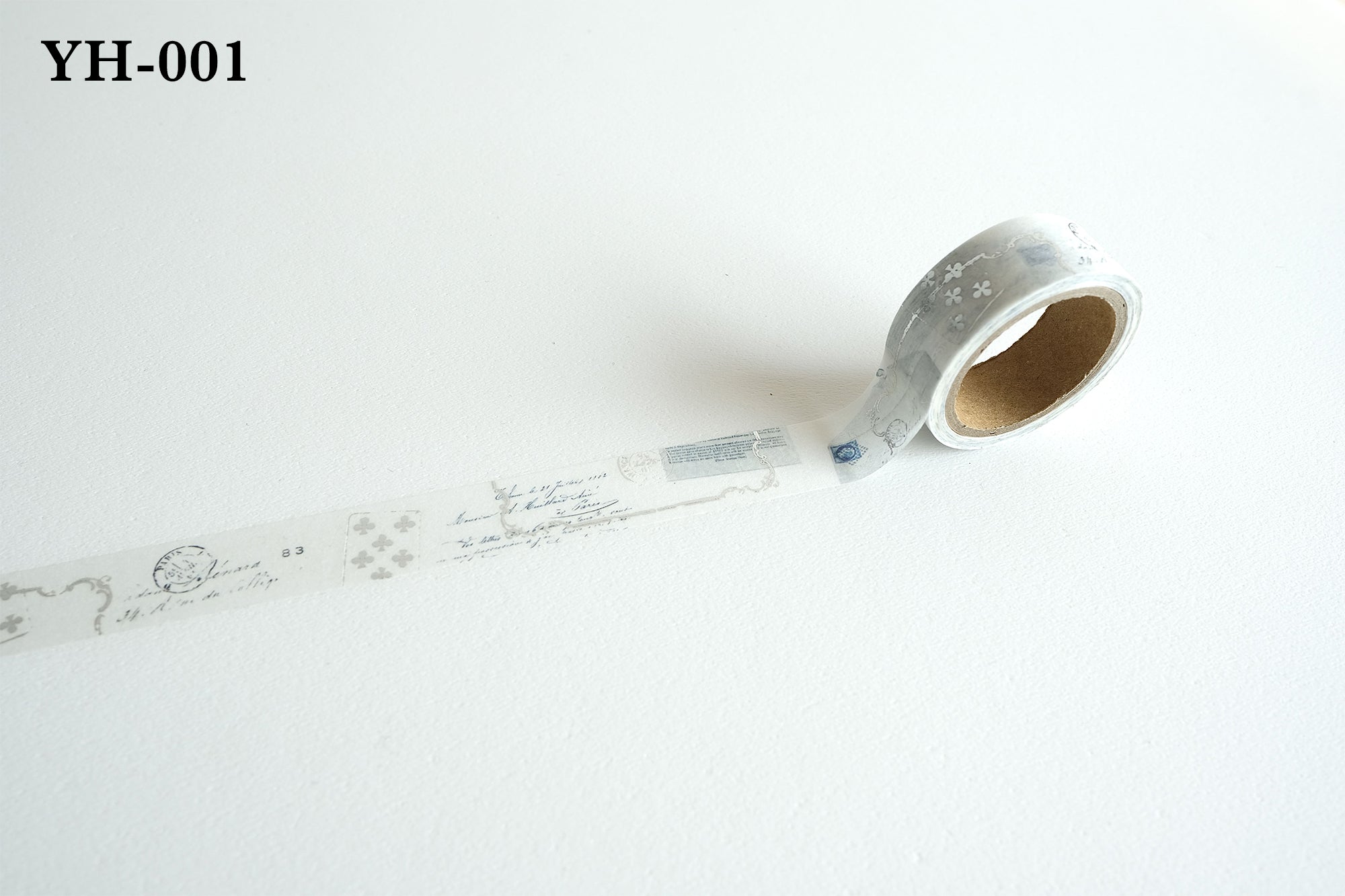 Yohaku Foil Stamped Masking Tapes: YH-001 - YH-005