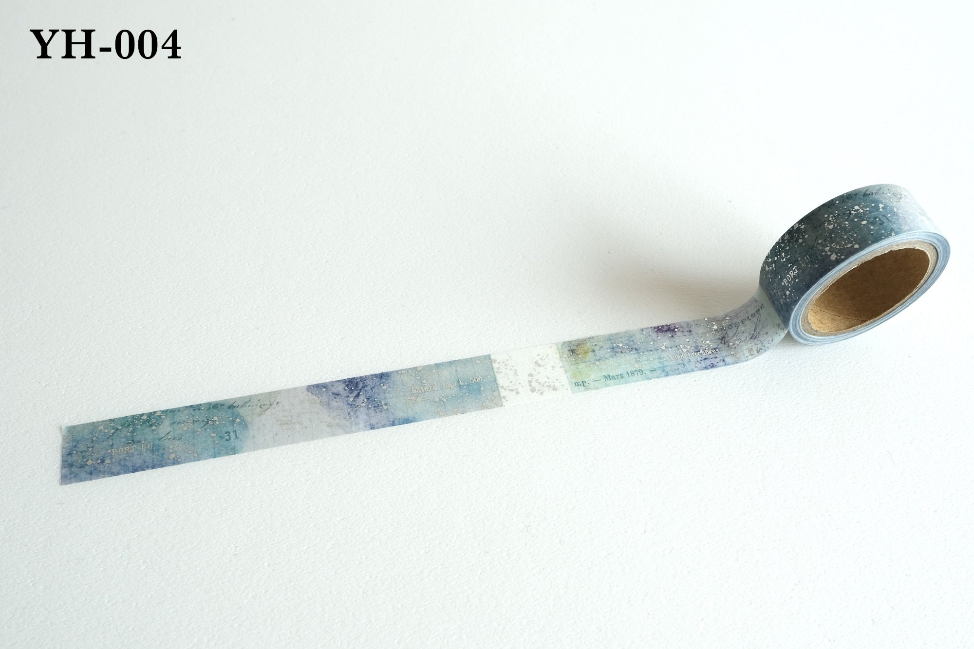 Yohaku Foil Stamped Masking Tapes: YH-001 - YH-005