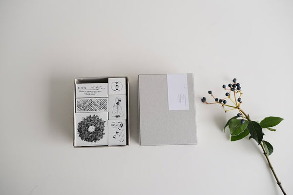 Yohaku Rubber Stamp Set: VOL. 16