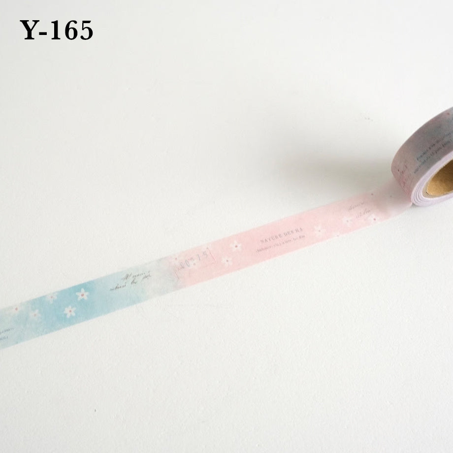 Yohaku Masking Tapes: Y-163 - Y-170