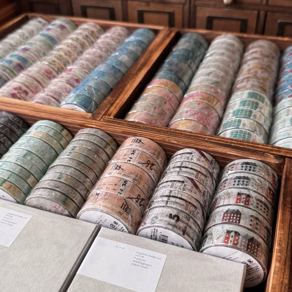 Yohaku Masking Tapes: Y-163 - Y-170