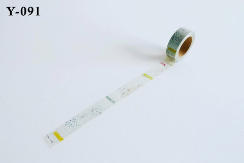 Yohaku Masking Tapes: Y-091 - Y-137