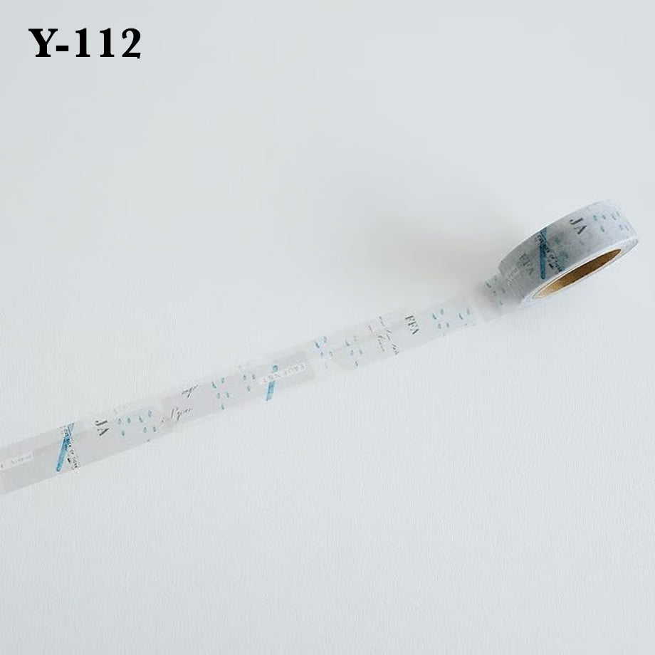 Yohaku Masking Tapes: Y-091 - Y-137