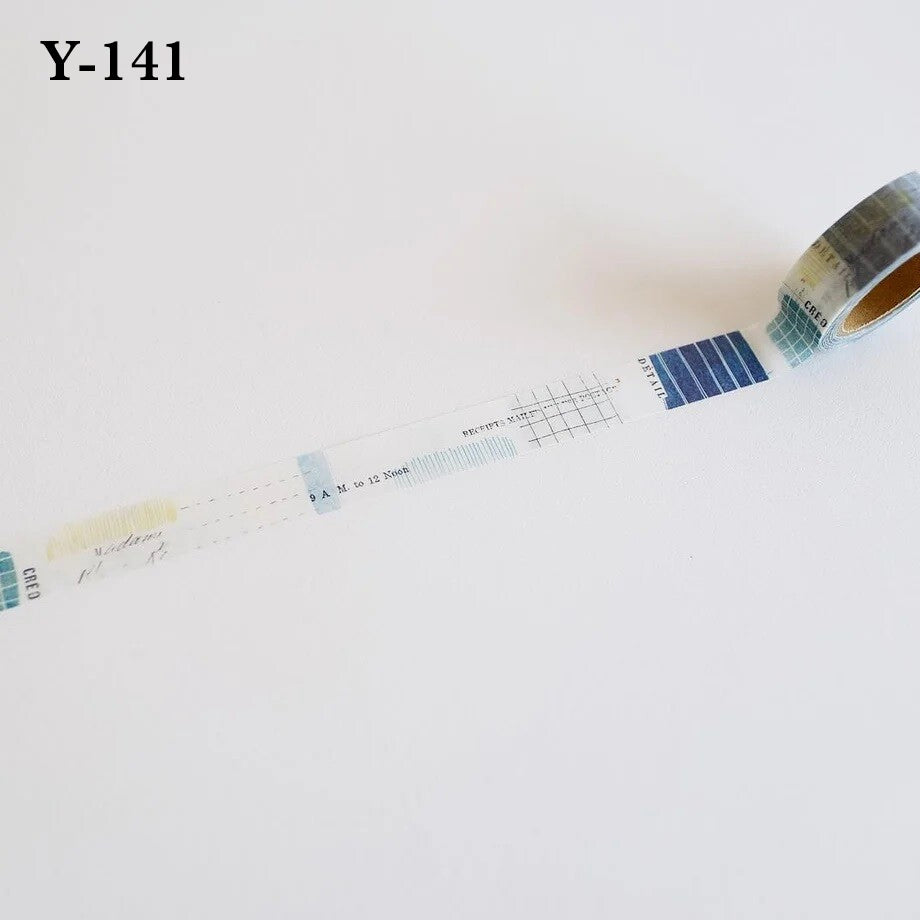 Yohaku Masking Tapes: Y-138 - Y-162