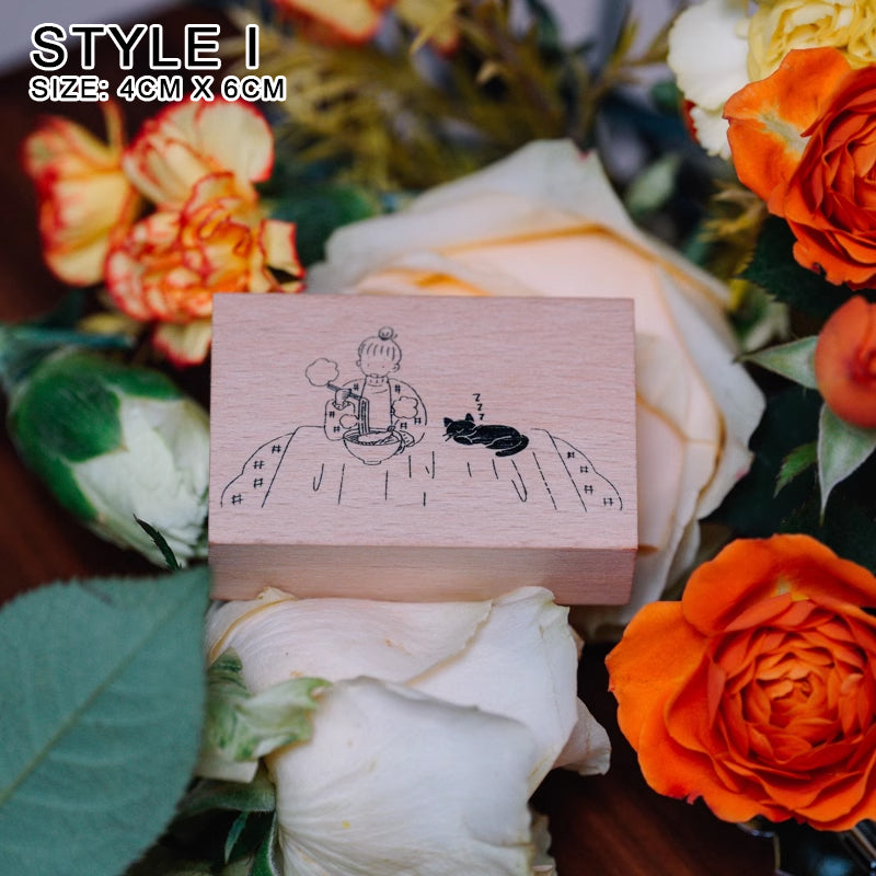 Yowoo Studio Rubber Stamp: Cozy Places