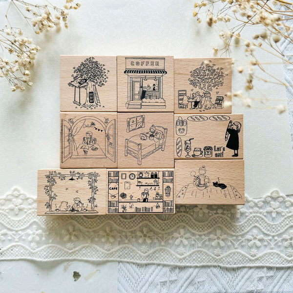 Yowoo Studio Rubber Stamp: Cozy Places