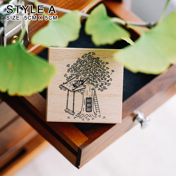 Yowoo Studio Rubber Stamp: Cozy Places