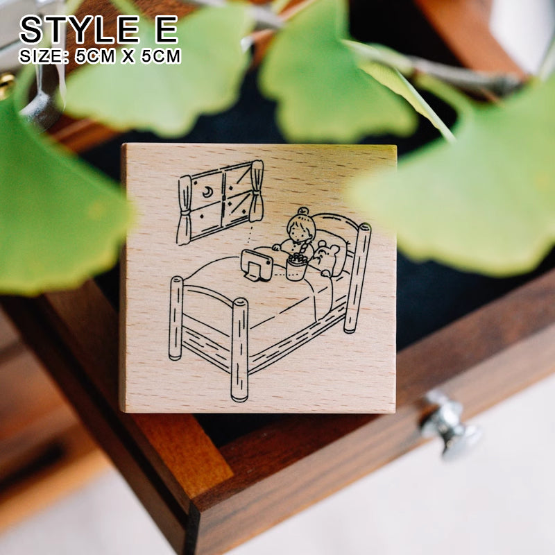 Yowoo Studio Rubber Stamp: Cozy Places