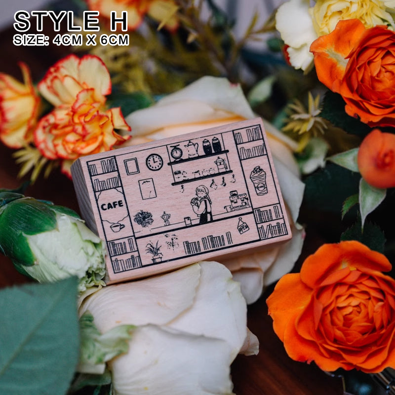 Yowoo Studio Rubber Stamp: Cozy Places