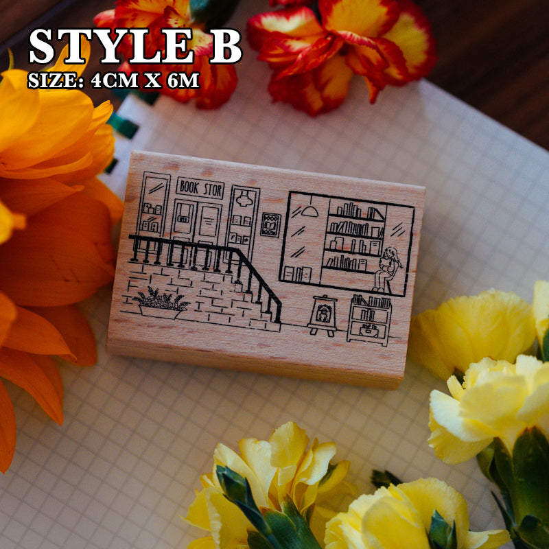 Yowoo Studio Rubber Stamp: Cozy Places 2