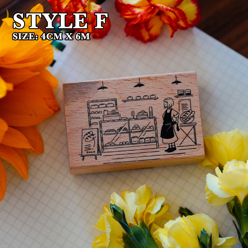 Yowoo Studio Rubber Stamp: Cozy Places 2