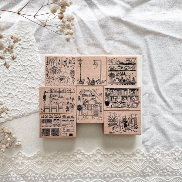 Yowoo Studio Rubber Stamp: Home Sweet Home