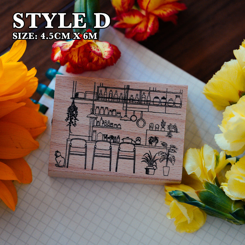 Yowoo Studio Rubber Stamp: Home Sweet Home