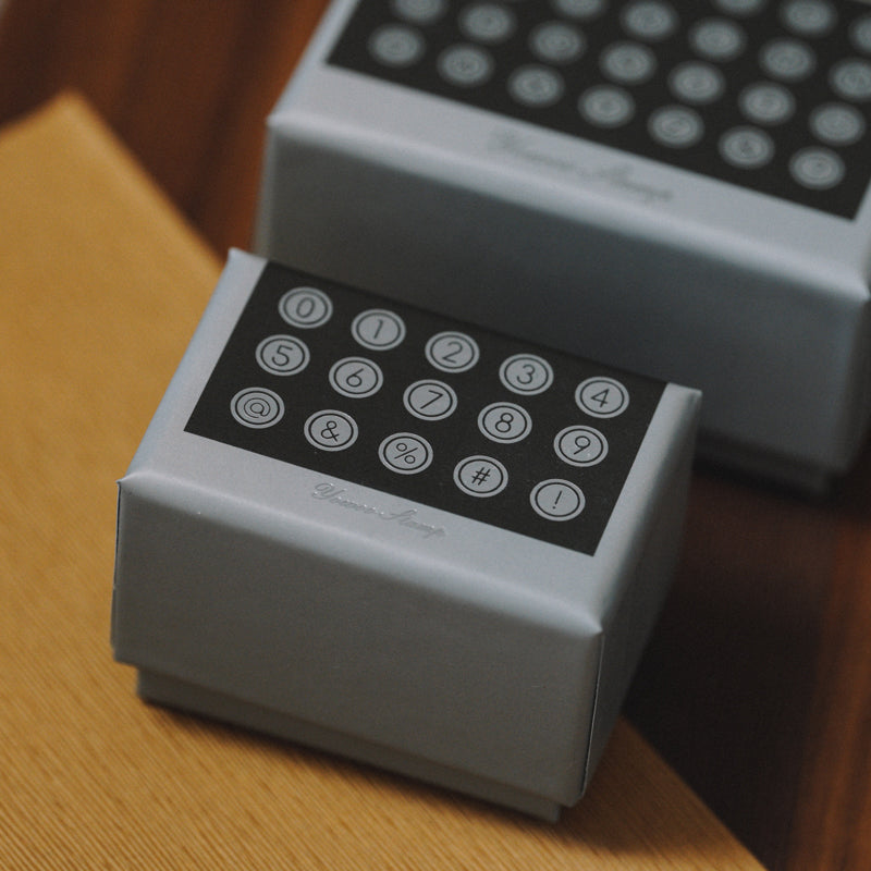 Yowoo Studio Rubber Stamp: Typewriter Keys – Papergame