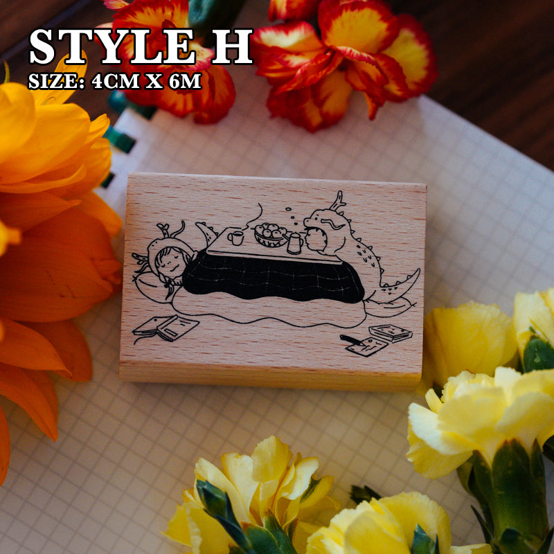 Yowoo Studio Rubber Stamp: Scenery