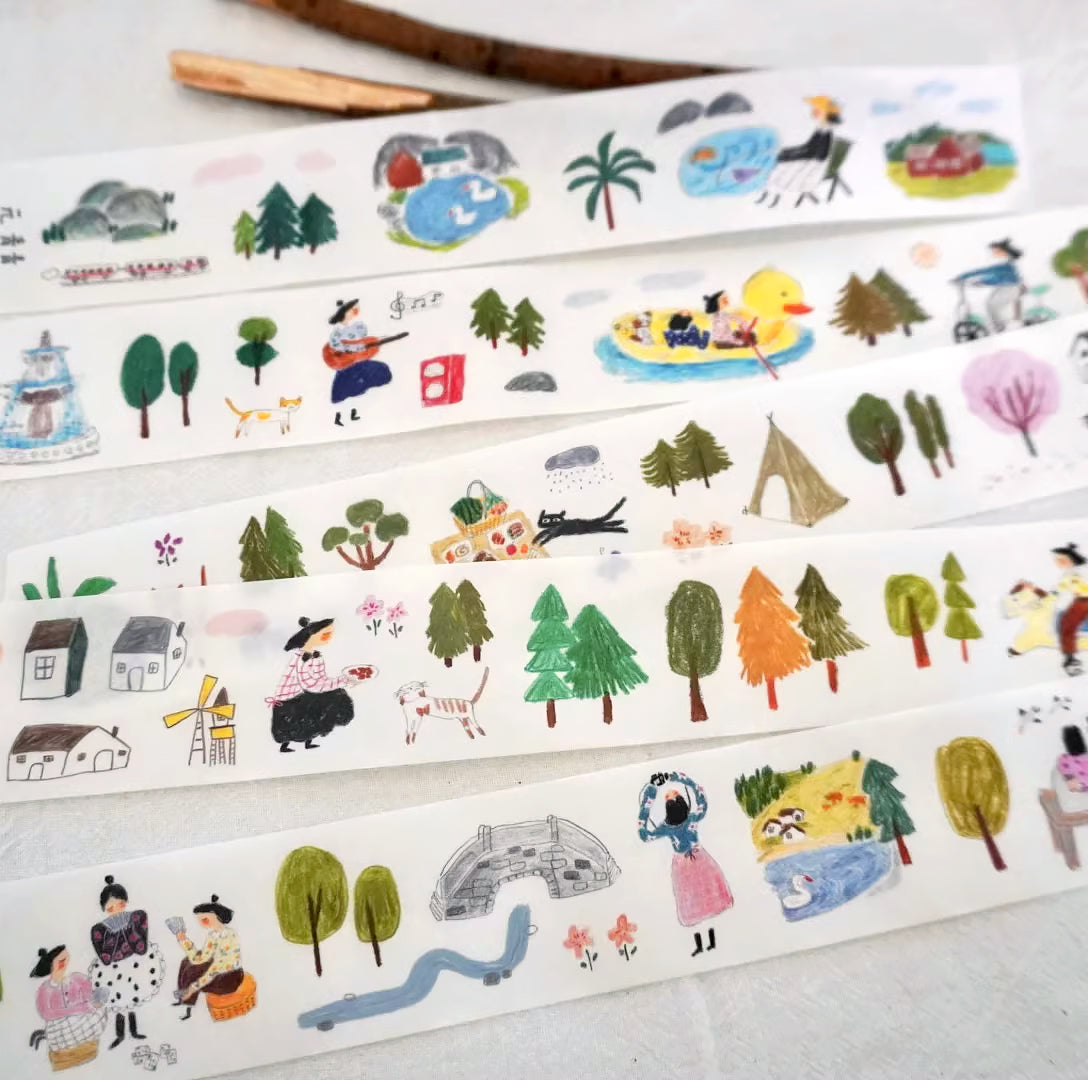 YuanQQ Sticker Tape: Outdoors