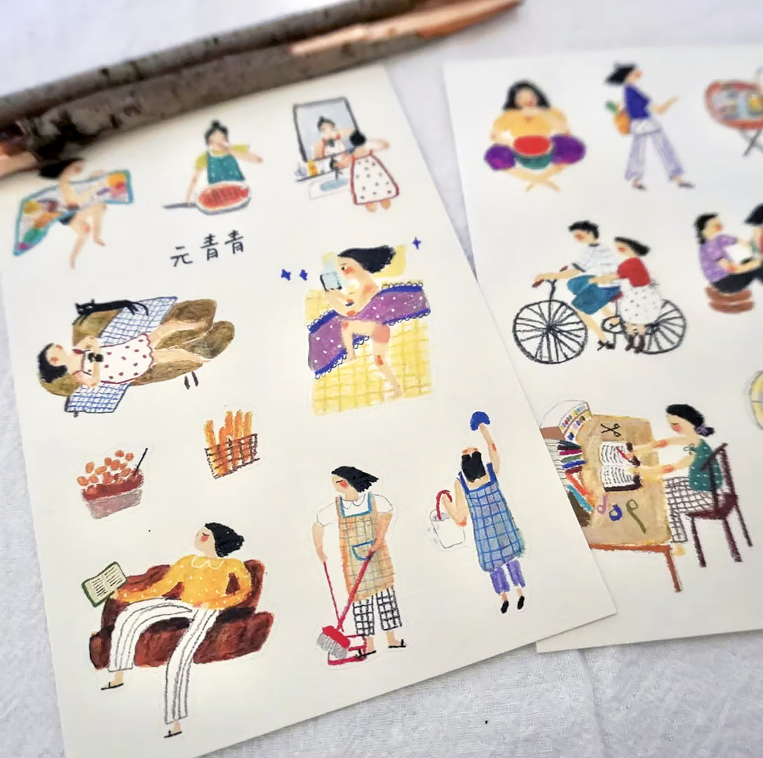 YuanQQ: Volume 2 Sticker Sheets