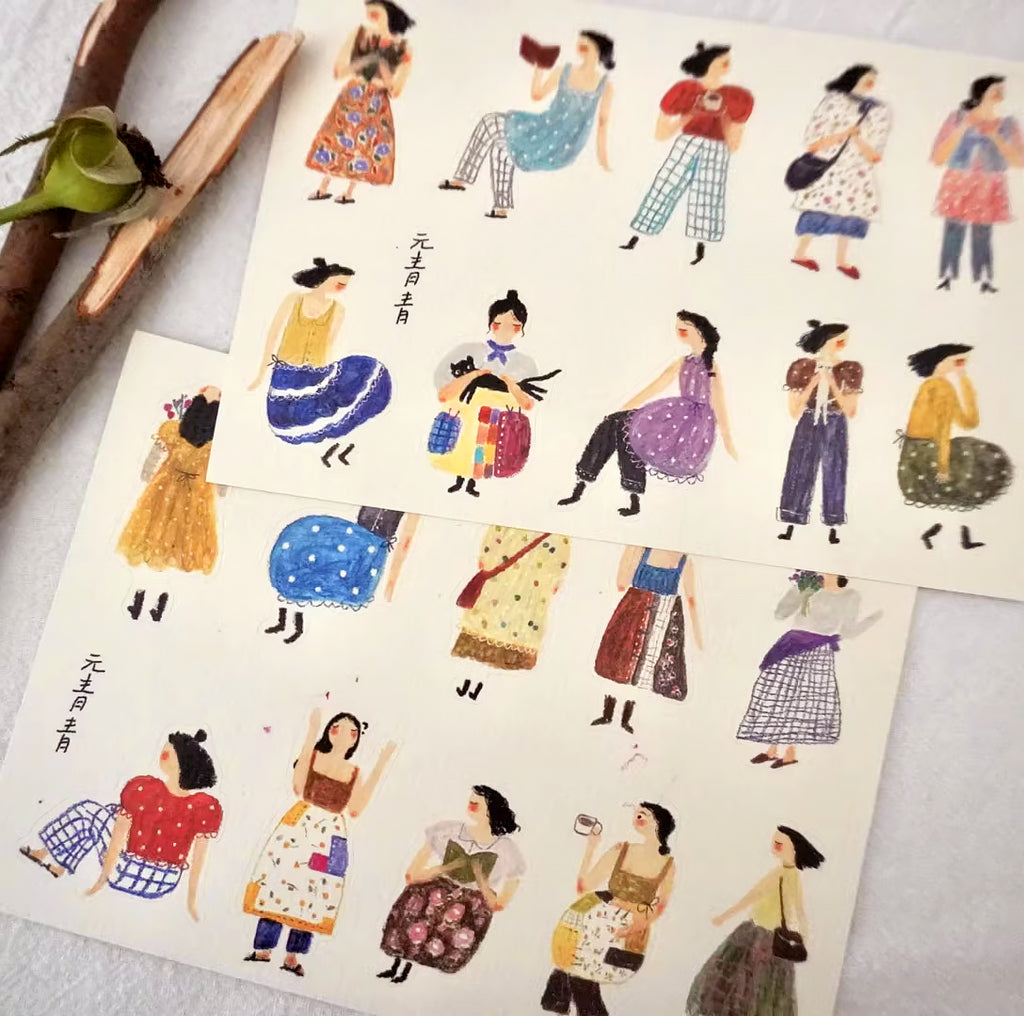 YuanQQ: Volume 2 Sticker Sheets