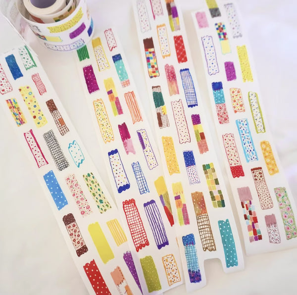 YuanQQ Sticker Tape: Fabric Strips