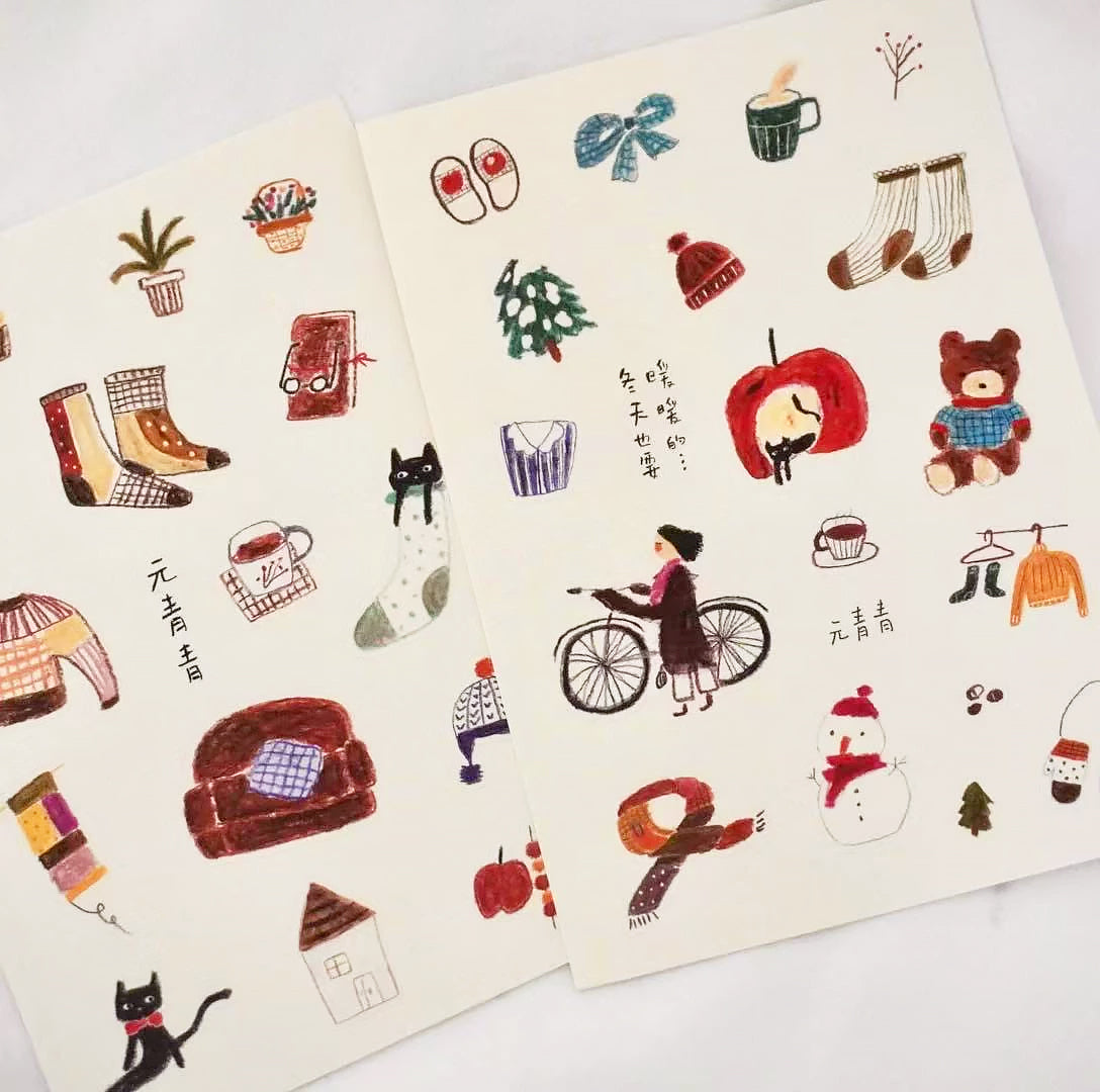 YuanQQ: Volume 4 Sticker Sheets