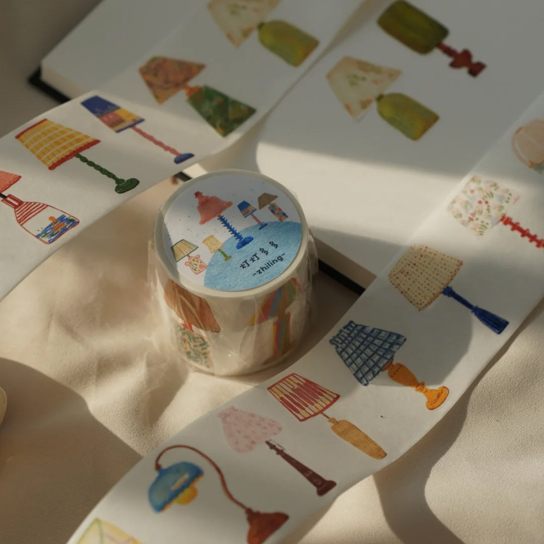 Zhiling Studio Washi Sticker Tape: Lots of Lamps