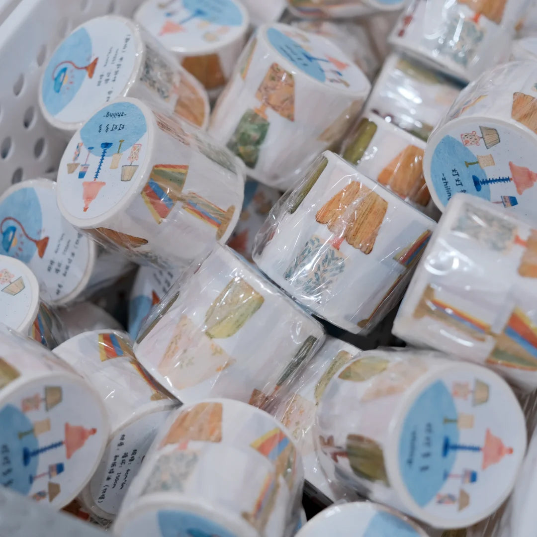 Zhiling Studio Washi Sticker Tape: Lots of Lamps