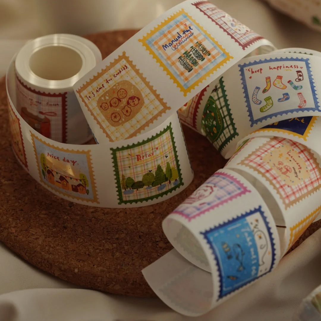 Zhiling Studio Washi Sticker Tape: Lots of Stamps