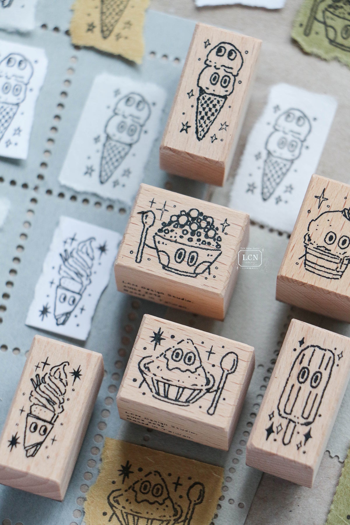 【PRE-ORDER】LCN Design Studio: Fall 2026 Rubber Stamps