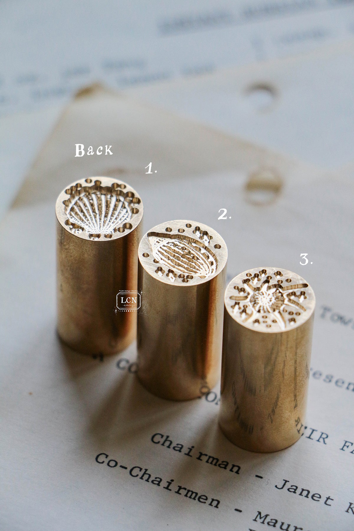 【PRE-ORDER】LCN Design Studio: Fall 2026 Mini Wax Seal Stamps