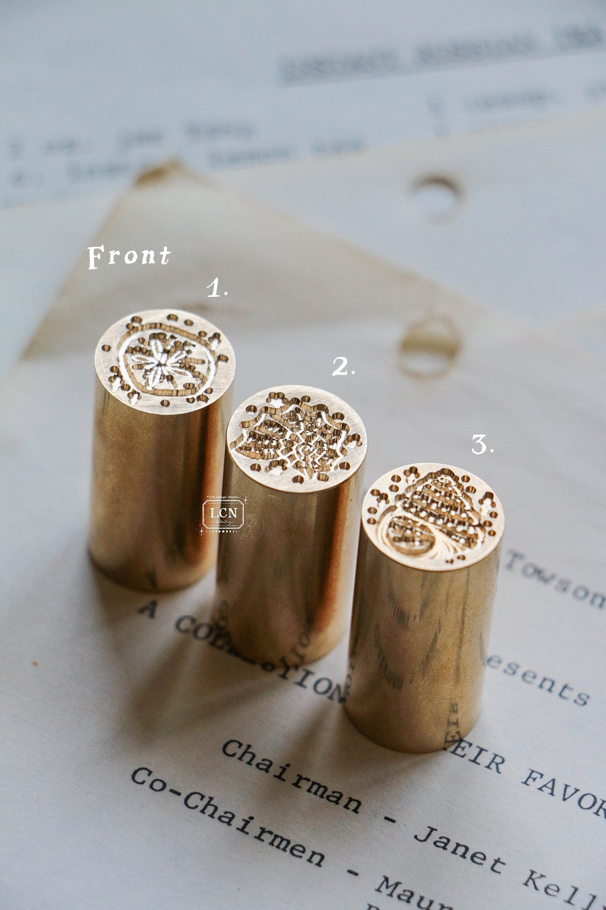 【PRE-ORDER】LCN Design Studio: Fall 2026 Mini Wax Seal Stamps