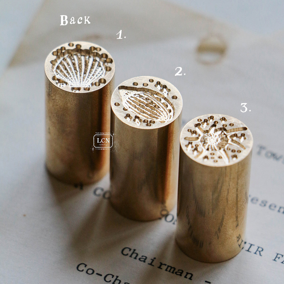 【PRE-ORDER】LCN Design Studio: Fall 2026 Mini Wax Seal Stamps