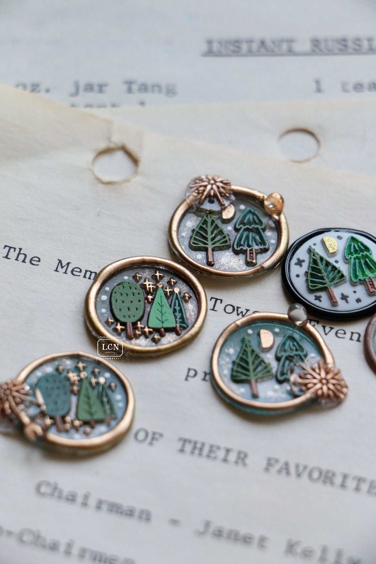 【PRE-ORDER】LCN Design Studio: Fall 2026 Mini Wax Seal Stamps
