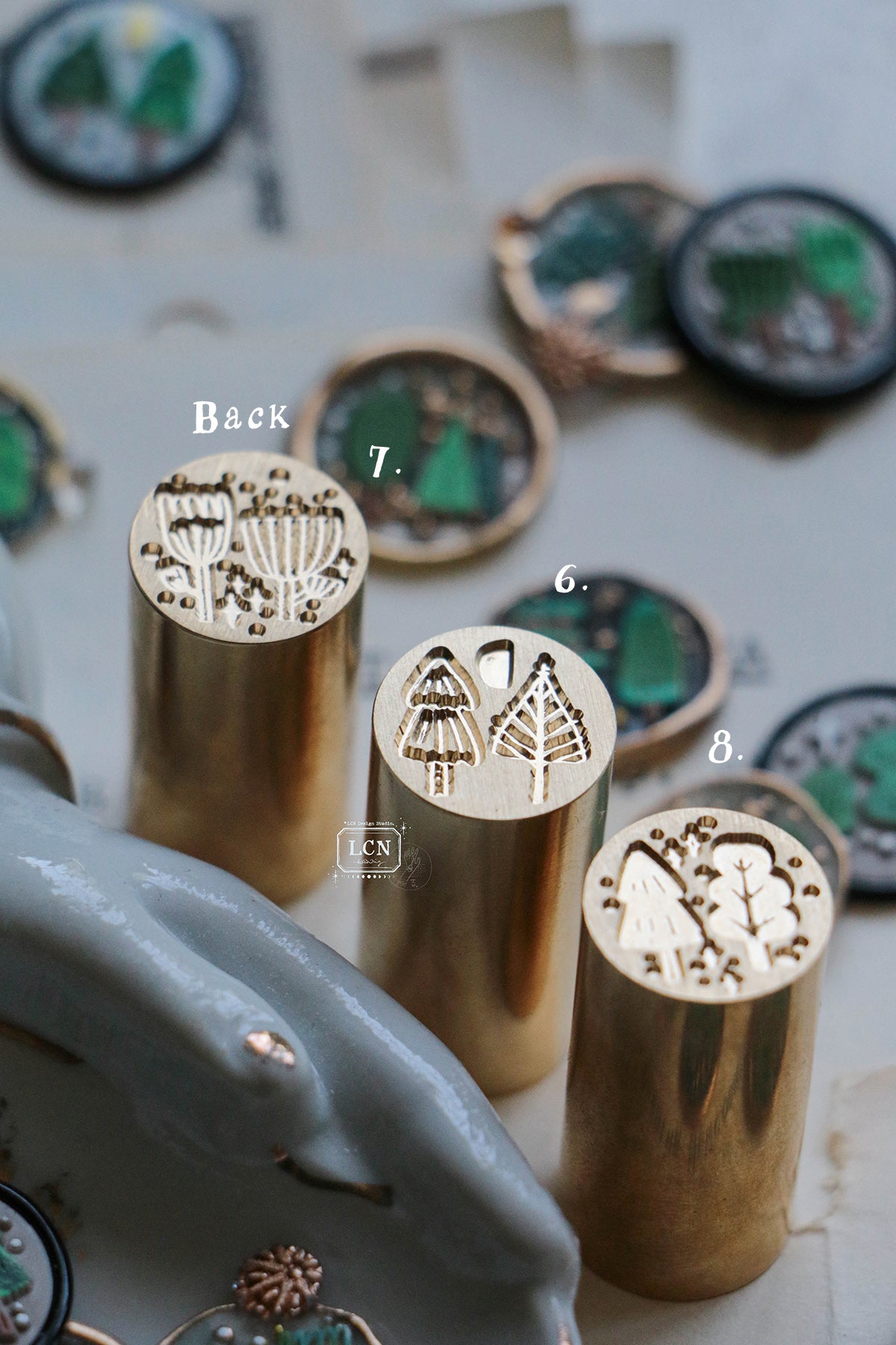 【PRE-ORDER】LCN Design Studio: Fall 2026 Mini Wax Seal Stamps