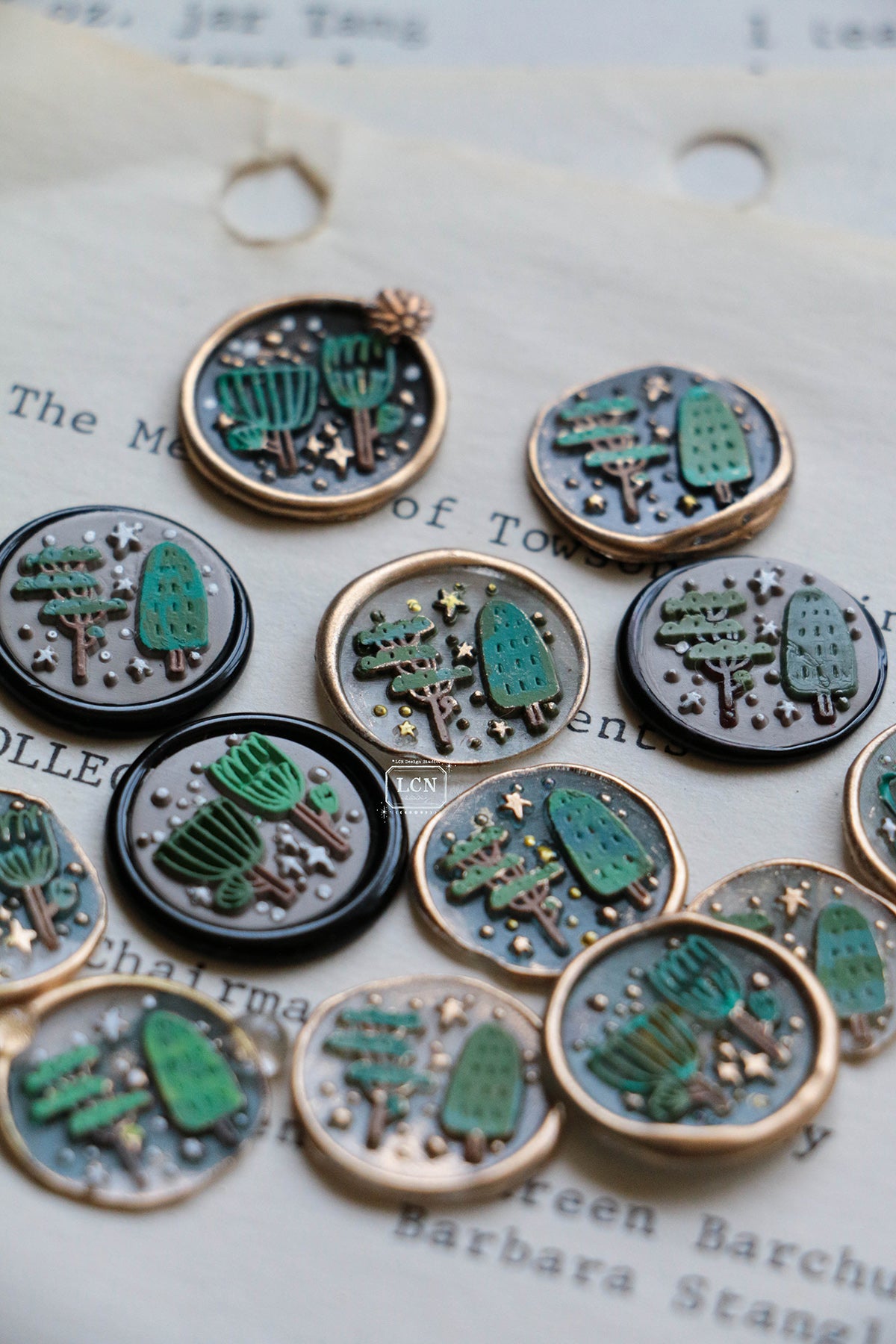 【PRE-ORDER】LCN Design Studio: Fall 2026 Mini Wax Seal Stamps