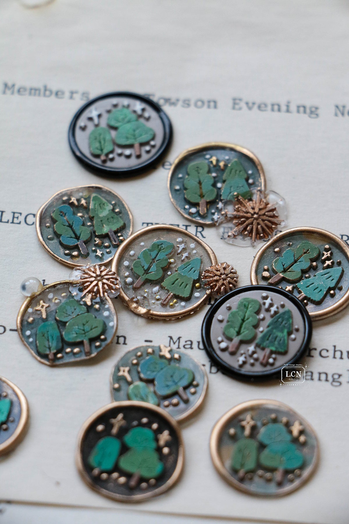 【PRE-ORDER】LCN Design Studio: Fall 2026 Mini Wax Seal Stamps