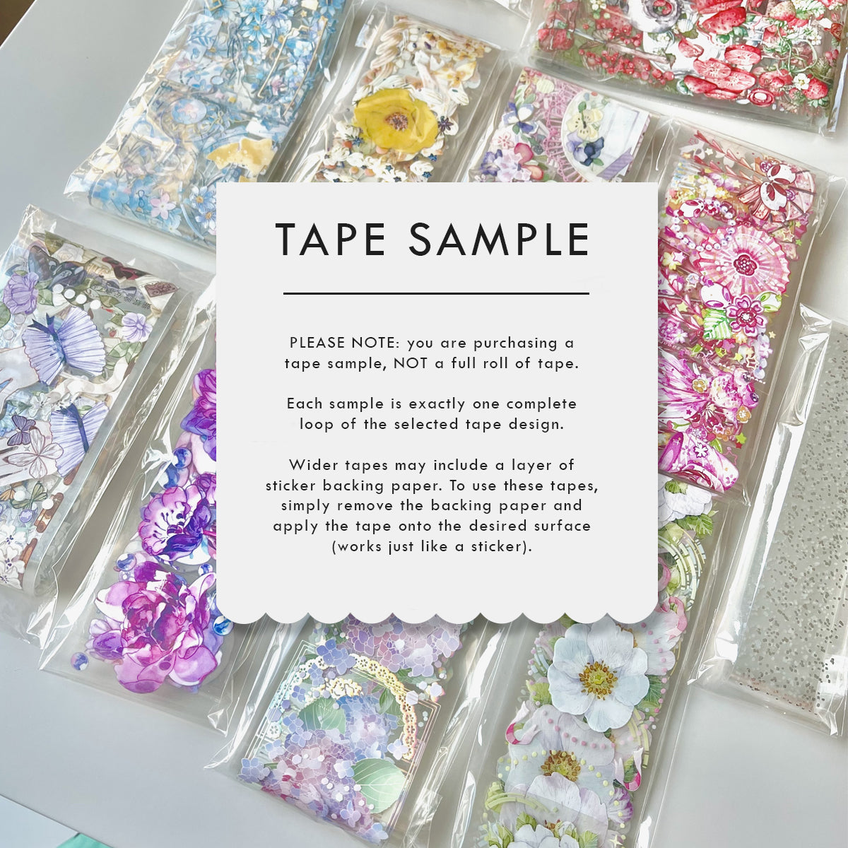 Komos Museum Tape Sample: Peach Tea Bunny