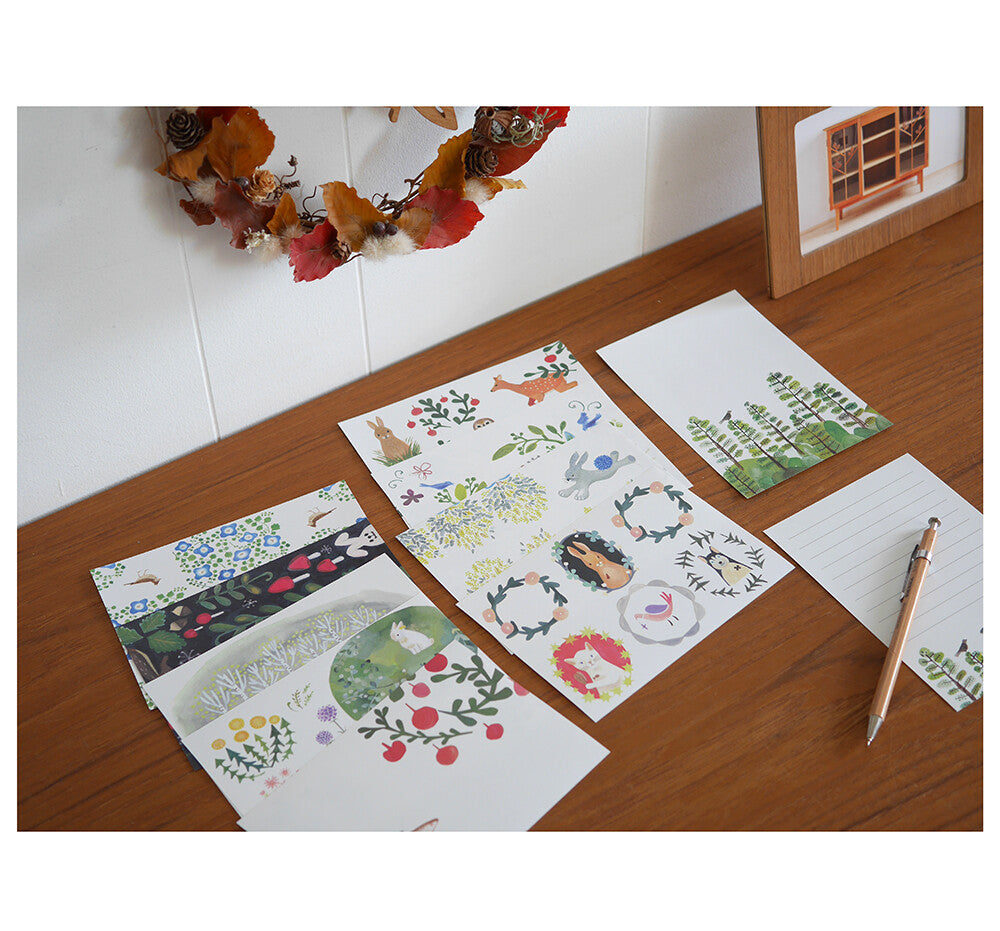 4Legs Letter Paper: Animals and Plants (Set A)