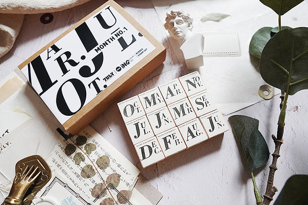 7ULY Rubber Stamp: Calendar