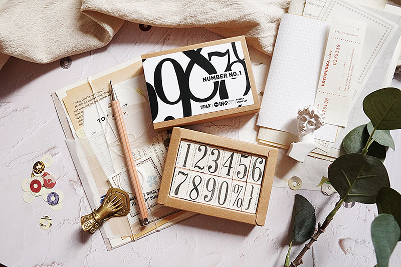 7ULY Rubber Stamp: Numbers