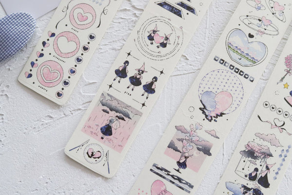 Nine to Nine Studio Masking Tape: Lucky Hearts