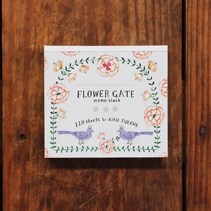 Cozyca Memo Block: Flower Gate