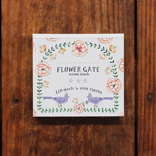 Cozyca Memo Block: Flower Gate