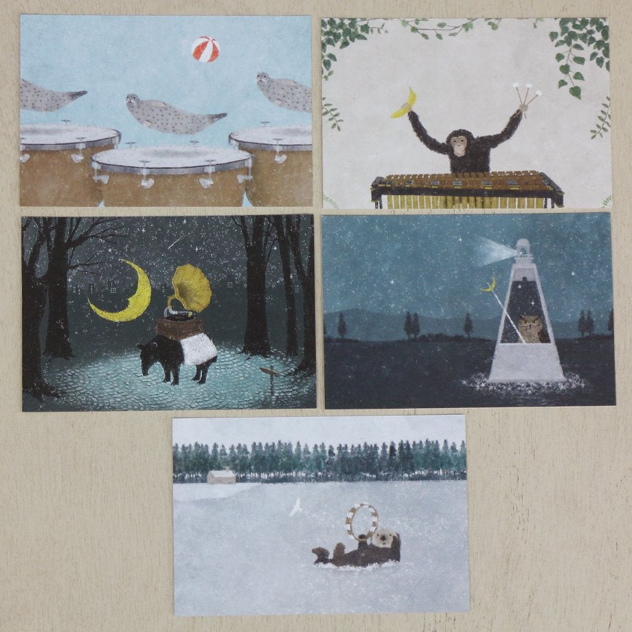 Cozyca Postcards Set: Tempo