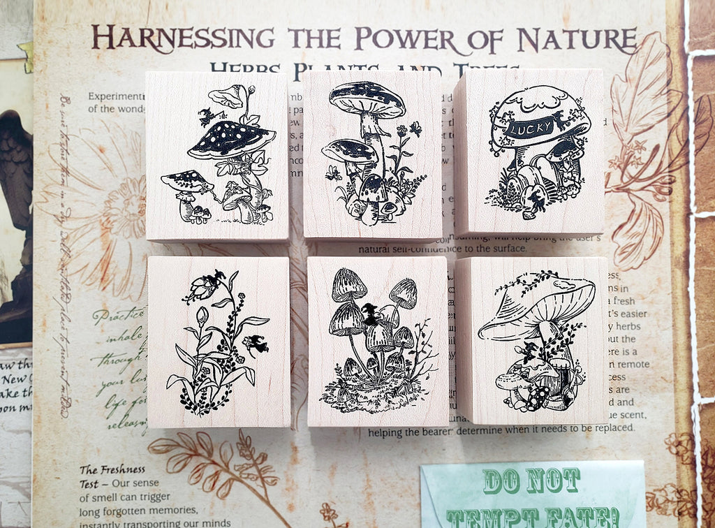 Anna Stationery: Mushroom Fairy Series Stamps
