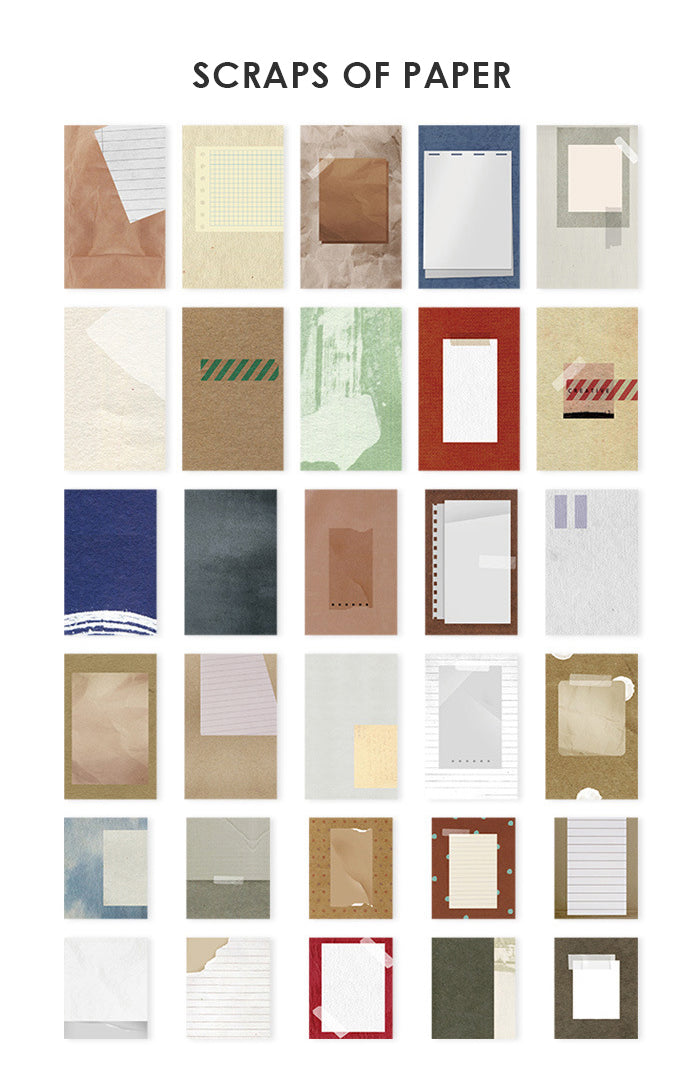 Assorted Printed Collage Paper Pack