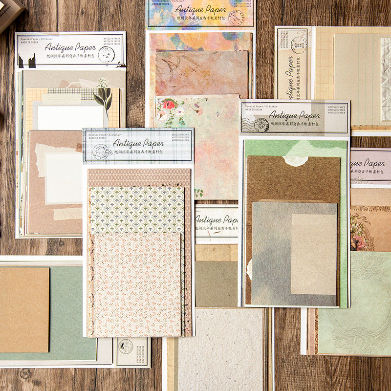 Assorted Printed Collage Paper Pack – Papergame