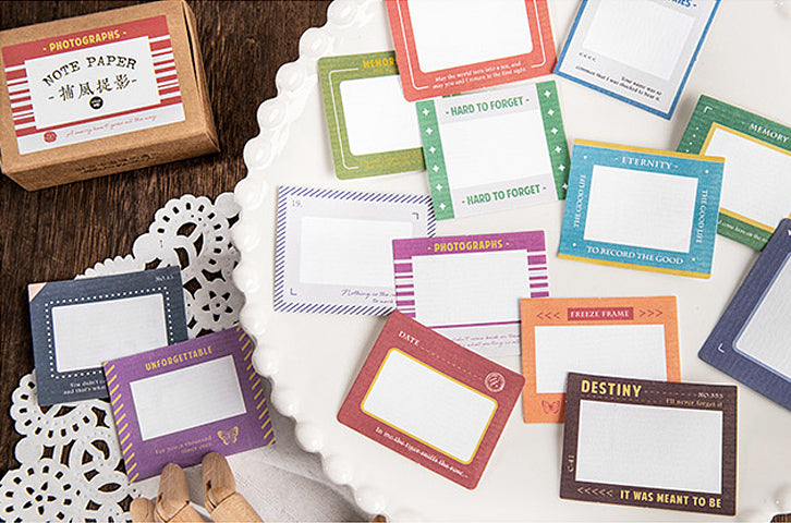 Mini Frames Themed Note Paper