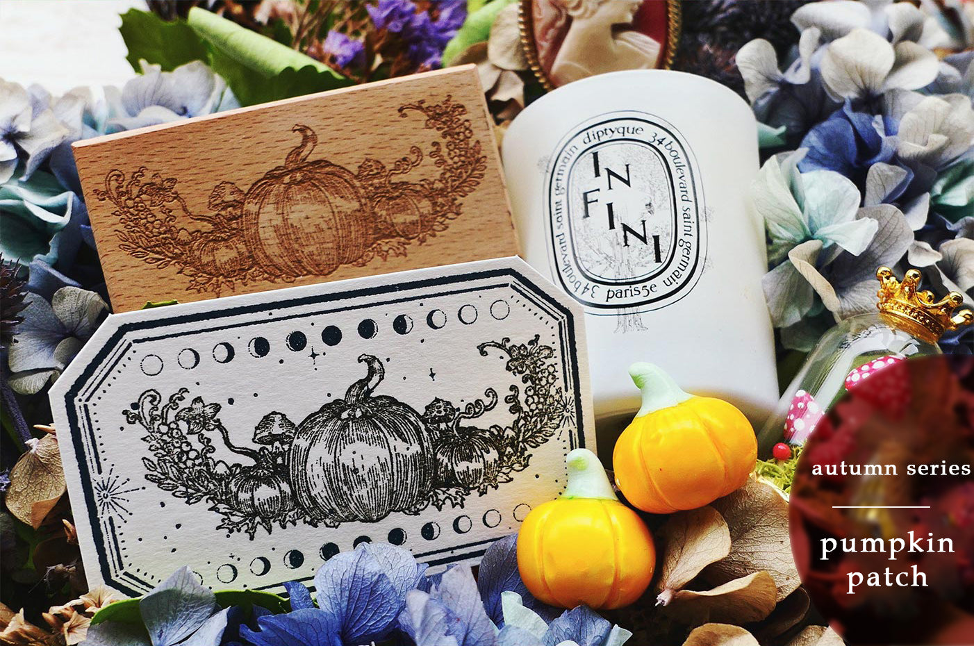 Autumn Series Original Design Rubber Stamp