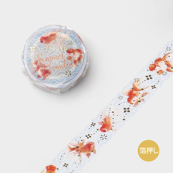 BGM Washi Tape: Goldfish
