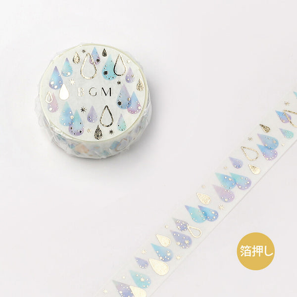 BGM Washi Tape: Colorful Drops
